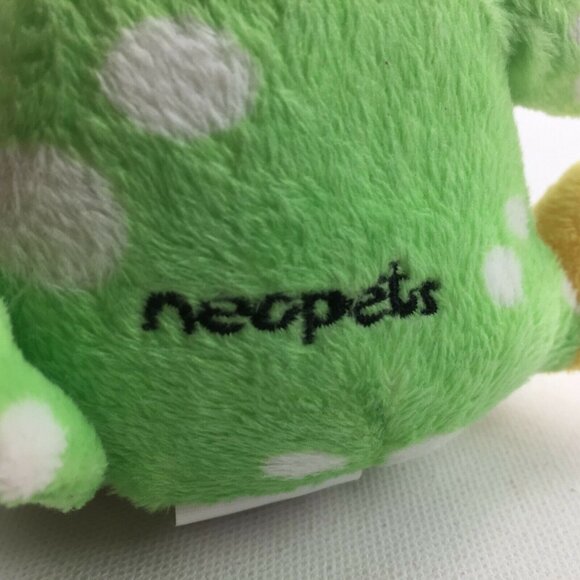 Neopets Series 3 Speckled Bruce Plush Toy Keyquest Virtual Prize Green Yellow - Picture 10 of 12